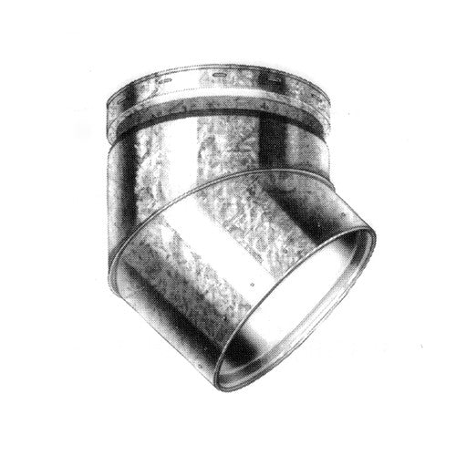 Metal-Fab - Type B Gas Vent Round 45 Degree Elbow 10" and 12" Dia.